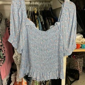 Forever 21 cropped blouse